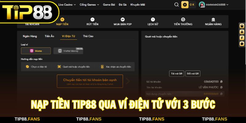 Chỉ với 3 bước để hoàn tất giao dịch, nhận số dư ngay