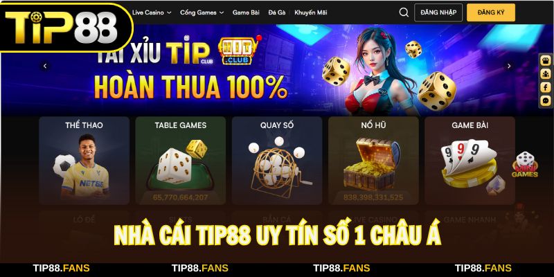Nhà cái TIP88 trở thành địa điểm giải trí đáng tin cậy