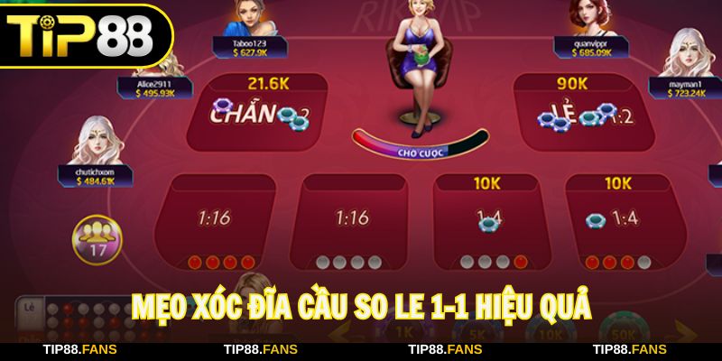 Áp dụng mẹo so le 1-1 để nâng xác suất lên đến 99%